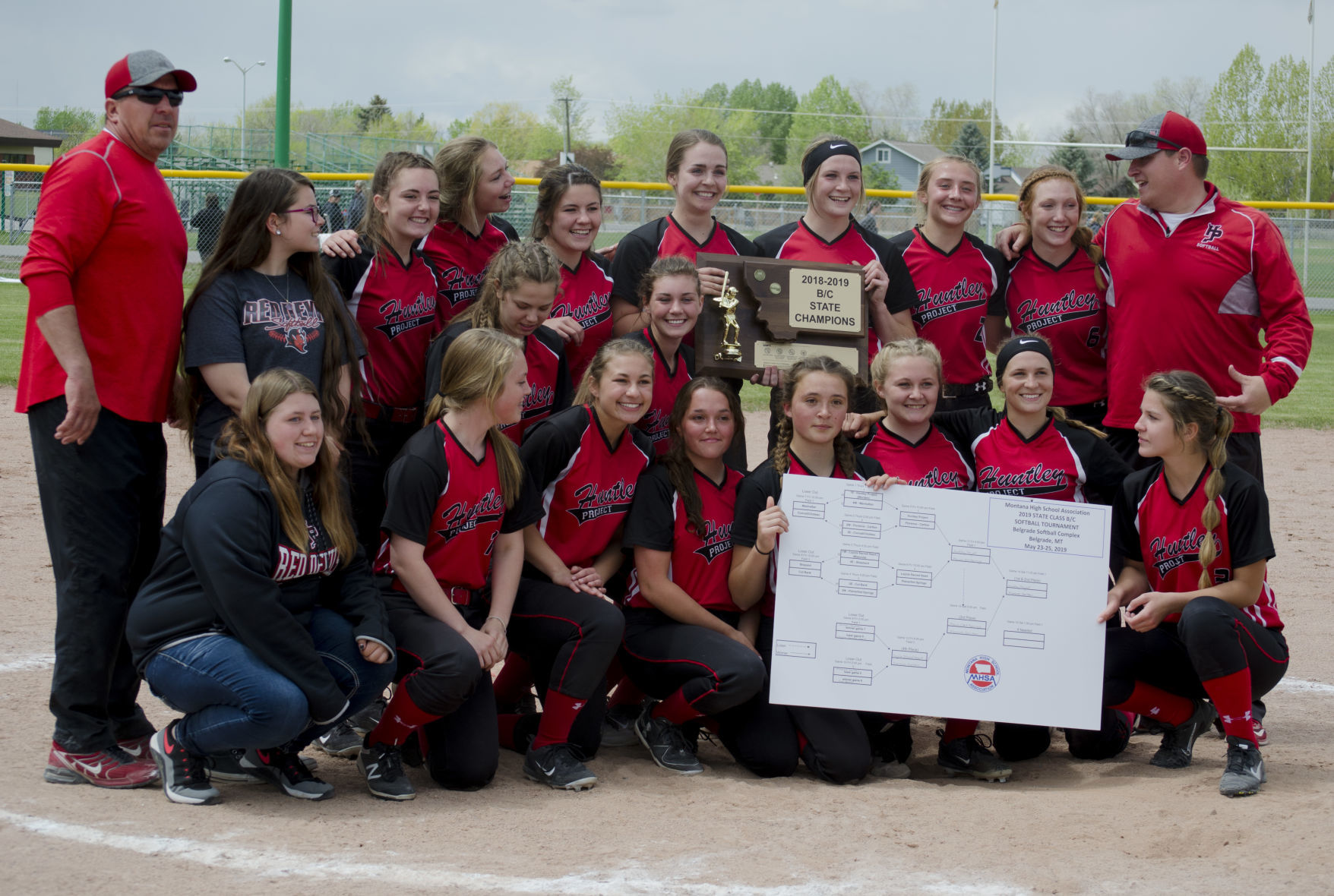2019 B-C softball champions